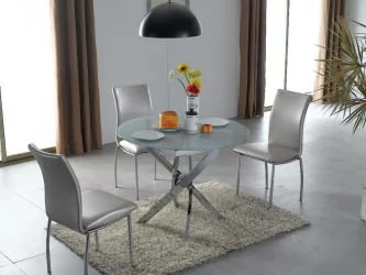 Круглый раздвижной стол B2303 Белый