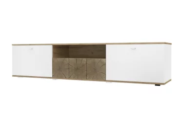 Тумба ТВ 2000 Фиджи ЛД.659.040.000 Дуб Золотой/Белый