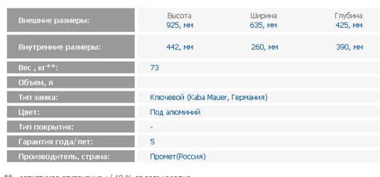 Депозитная ячейка DB-4 DGL