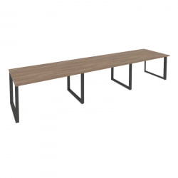 Стол переговорный (3 столешницы) ONIX O.MO-PRG-3.3 Дуб Аризона/Антрацит