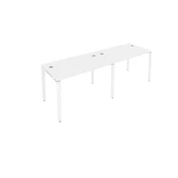 Рабочая станция на 2 раб.места Metal System Б.СМ-2.2 Белый