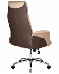 Офисное кресло для руководителей DOBRIN LEONARD (коричнево-бежевый)