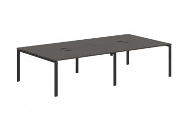 Бенч-система 4-местная EDIS EUWST 3116 Мокко Черный