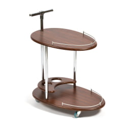 Сервировочный столик FAIRPORT МДФ/металл, 70*47*80,5 см, Орех