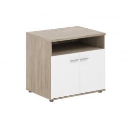 Тумба сервисная с нишей Sigma SG.631.OD.WH Дуб темный Белый