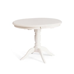 Стол STEFANO бук, мдф, 100+30x80x77см, Ivory white