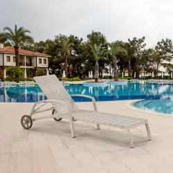 Шезлонг-лежак A35C-W85 Latte