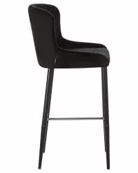 Стул барный DOBRIN CHRISTIAN 75 Черный велюр V108-77