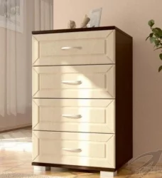 Комод №1 Венге/ Клен светлый (матовый)