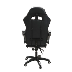 Геймерское кресло 892-1 цвет черный/белый с массажем 892-1-black-white-mass