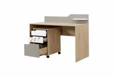 Тумбочка для детской Хаски 51 Дуб Ирландский Мокко Белый