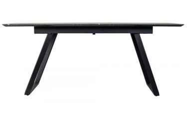 Стол Пеле раздвиж. 120-160 Темный мрамор/Бабочка