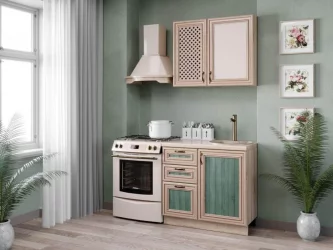 Тумба кухонная 400 с 3 ящиками (4) Кантри ЛД 235.031.000 Сономе эйч светлая