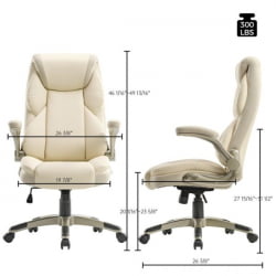 Эргономичное компьютерное кресло Eureka OC11-OW, белое