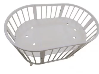 Люлька для новорожденных Merry Happy Mini матовая Белая (3 в 1)