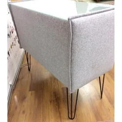 Комод в гостиную Лейд в ткани Taft на опорах CHХ