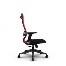 Кресло офисное МЕТТА B 2b 19/2D, Основание 17832 Комплект 4 Красное Черное