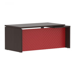 Стол руководителя левый Torr LUX TLCT 189 L Венге Магия Красный