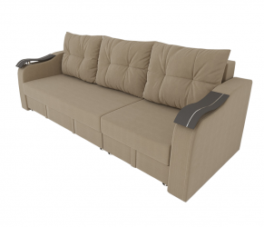 Диван прямой Рио Трансформер (Berhouse) Цвет фасада: Беж Велюто 05; Тип: Левый/правый; Материал фасада: Металл/Велюр