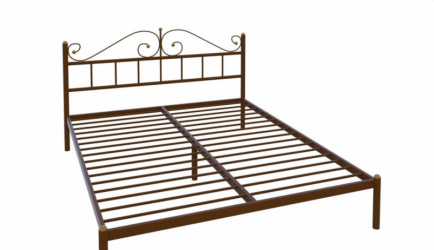 Кровать Надежда Lux plus 1200х1900 Медная шагрень