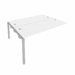 Проходной наборный элемент рабочей станции Метал Сйстем Б.ПРС-СП-2.5 Белый/Серый / Metal System