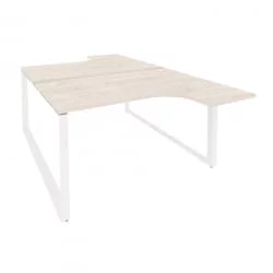 Рабочая станция на О-образном м/к ОНИКС О.МО-Д.СА-3 Денвер Светлый/Белый / ONIX O.MO-D.SA-3