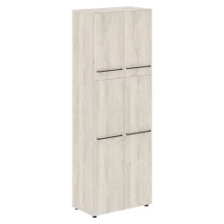 Шкаф с глухими средними и малыми дверьми LOFTIS LHC 80.3 малый верх Сосна Эдмонт