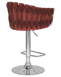 Стул барный DOBRIN MARCEL (винный велюр (MJ9-35)) 2 шт