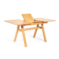 Стол раскладной Ricco (Рикко) основание бук, столешница мдф, 80x120+40*75см, Натуральный