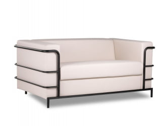 Диван двухместный Аполло 2.0 (2Д) Кремово-белый Euroline 907