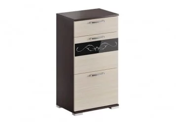 Тумба для обуви Юнона-2 ТН-04 Венге - Дуб молочный