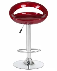 Стул барный DOBRIN DISCO Бордовый металлик