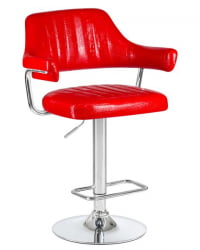 Стул барный ДОБРИН CХАРЛЙ (красный крокодил) 2 шт / DOBRIN CHARLY