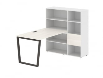 Рабочая станция EDIS EVRST 1213 Ясень Траун Мокко Белый