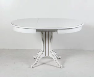 Круглый раздвижной стол Орион-5 (d1200) тон 1 с золотой патиной