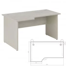 Стол эргономичный левый New Line NLN36315521 Дуб шамони светлый