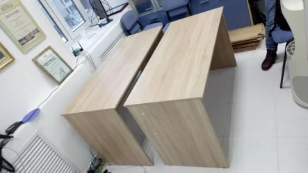 Стол для персонала S-1400 (Дуб Cонома светлый)