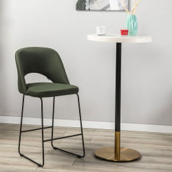 Кресло полубар Lars ПБ темно-зеленый/Линк