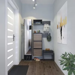 Обувница Флекс ЛД ЛД 135.030.000 Оникс Серый Вяз дымчатый