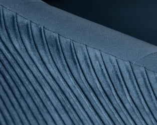 Кресло дизайнерское DOBRIN EDISON (синий велюр (1922-20))