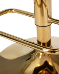 Стул барный DOBRIN CHARLY GOLD (серый велюр (MJ9-75)) 2 шт