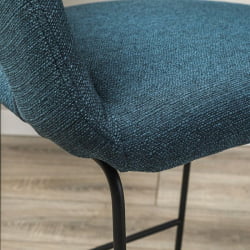 Кресло полубар Hugs синий/Линк