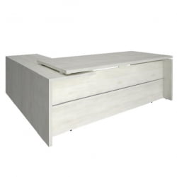 Стол руководителя YALTA LT-C 20 R Снежная Платина