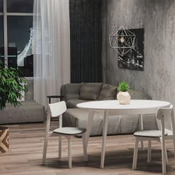 Стул с мягким сиденьем Вега Violet жаккард Дуб золотой