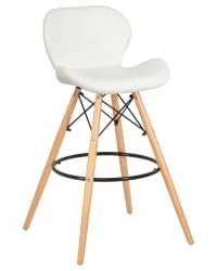 Барный стул DOBRIN BUTTERFLY BAR Белый