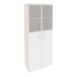 Шкаф высокий широкий ONIX O.ST-1.7R Денвер Светлый/Белый