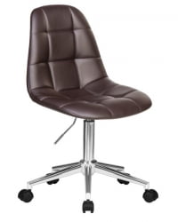 Офисное кресло для персонала DOBRIN MONTY (коричневый) 2 шт