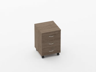 Тумба подкатная с 3-мя ящиками Twin 14.10.10 Дуб Верцаска