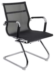 Кресло для посетителей Opera CF сетка Черный