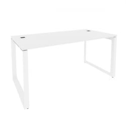 Стол рабочий руководителя на О-образном м/к ОНИКС О.МО-СРР-4.8 Белый Бриллиант / ONIX O.MO-SRR-4.8